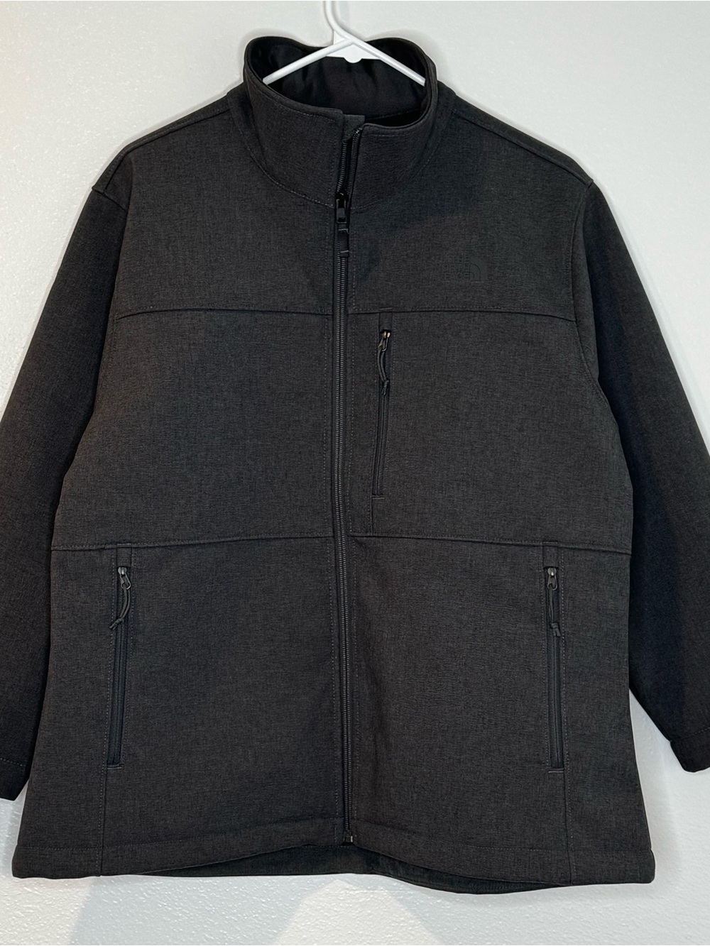 The North Face Dark Gray Zip-Up Lightweight Jacket